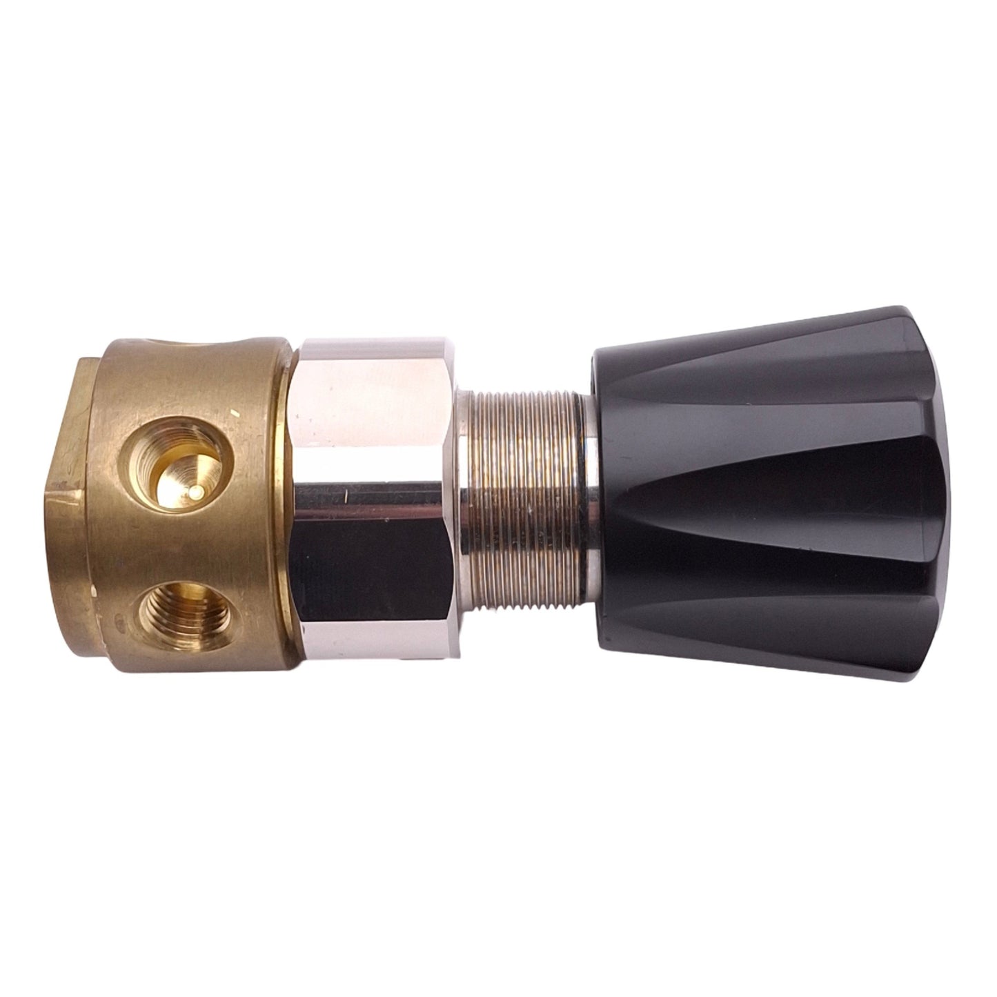 Used Telecom 44-2214-241V Pressure Regulator, 1/4in NPT, 0-500psi Set, 3500psi Max