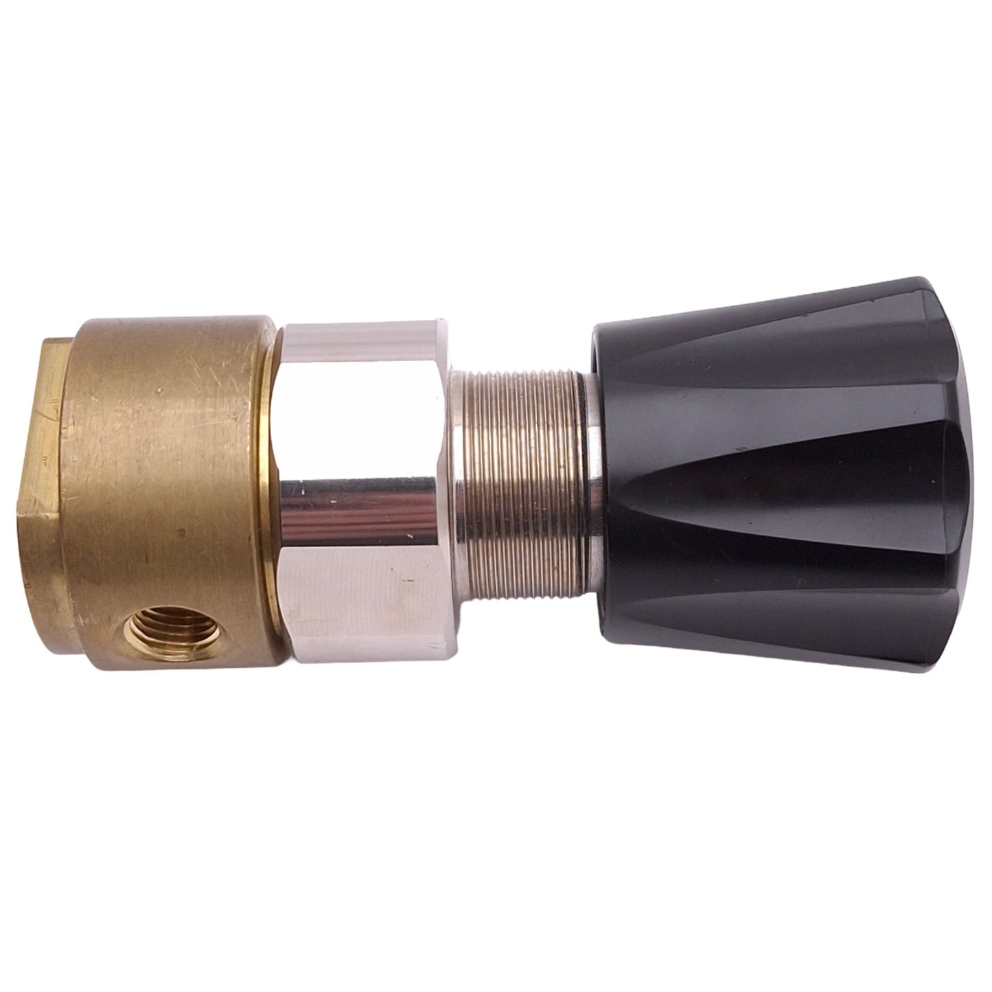 Used Telecom 44-2214-241V Pressure Regulator, 1/4in NPT, 0-500psi Set, 3500psi Max