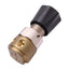 Used Telecom 44-2214-241V Pressure Regulator, 1/4in NPT, 0-500psi Set, 3500psi Max