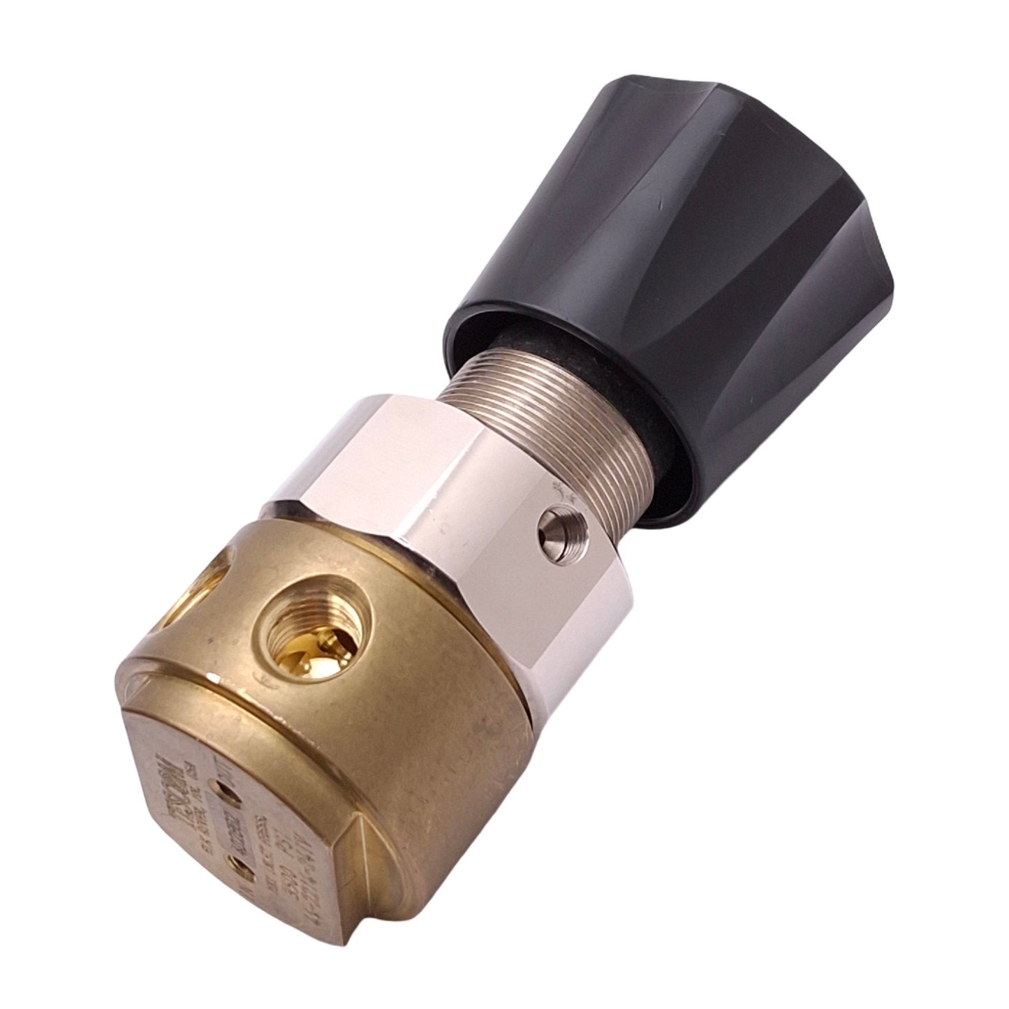 Used Telecom 44-2214-241V Pressure Regulator, 1/4in NPT, 0-500psi Set, 3500psi Max