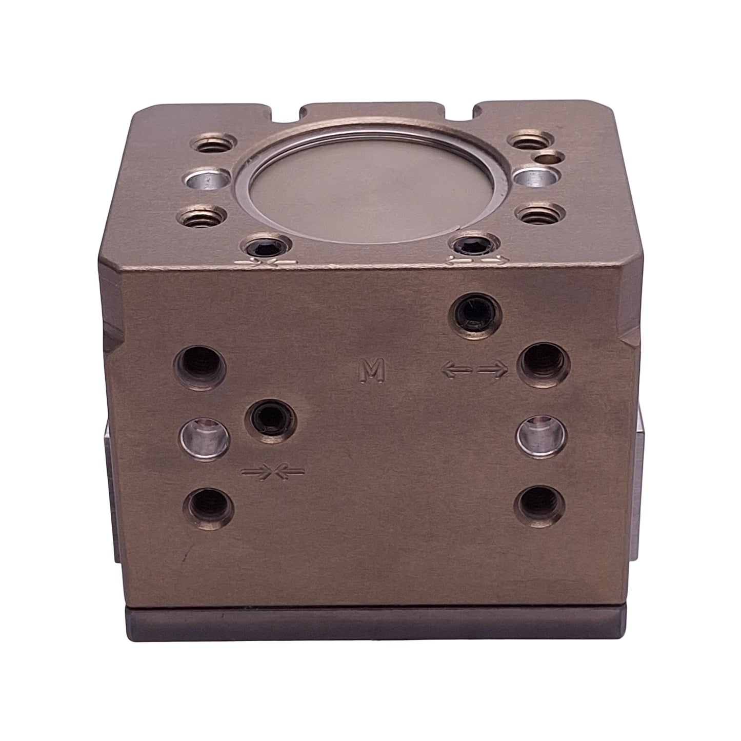 New – Open box Destaco DPDS-125M-038 Parallel Gripper ø1.25" Bore, 0.38" Stroke, 100lbf, 100psi