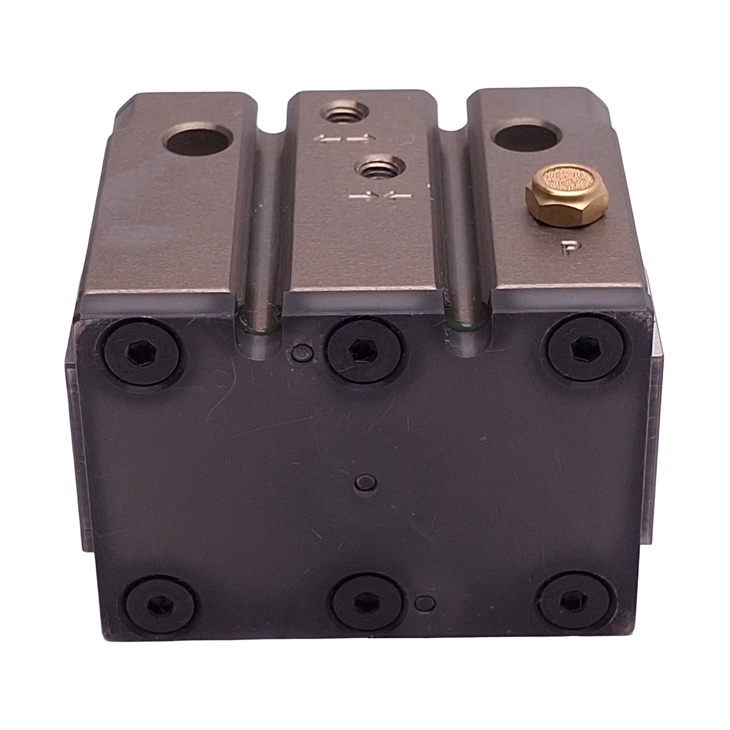 New – Open box Destaco DPDS-125M-038 Parallel Gripper ø1.25" Bore, 0.38" Stroke, 100lbf, 100psi