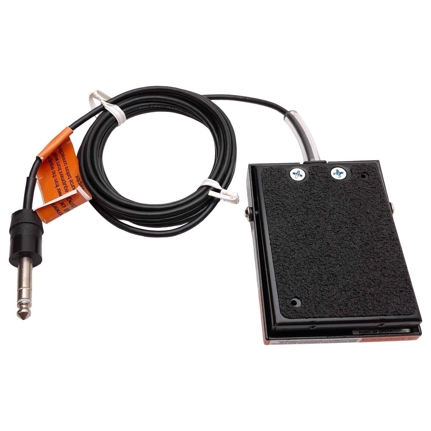 New Dymax Linemaster 40402 T-91-S Foot Pedal Switch, 250VAC 15A SPDT 1/4" Phone Jack