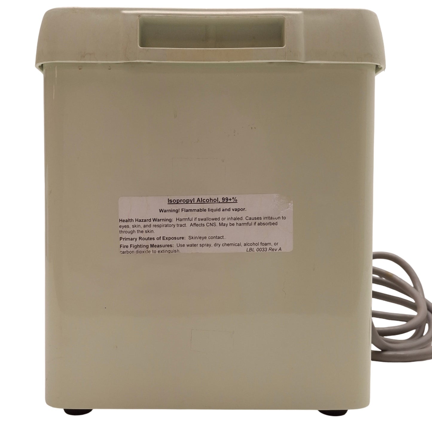Used VWR B2500A-MT Ultrasonic Cleaner 110V-120VAC Input, 1.1A, 2.8L, 85W Output