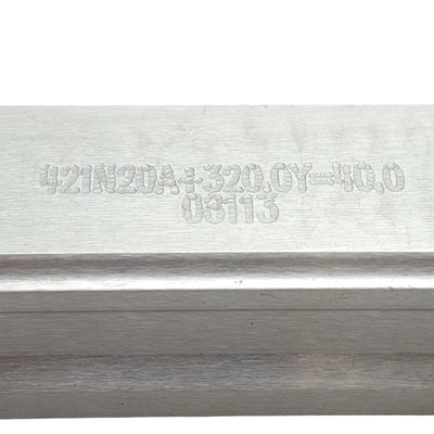 New Thomson Linear 421N20A+320.000Y=40 Linear Rail 300mm Length x 20mm x 16.3mm