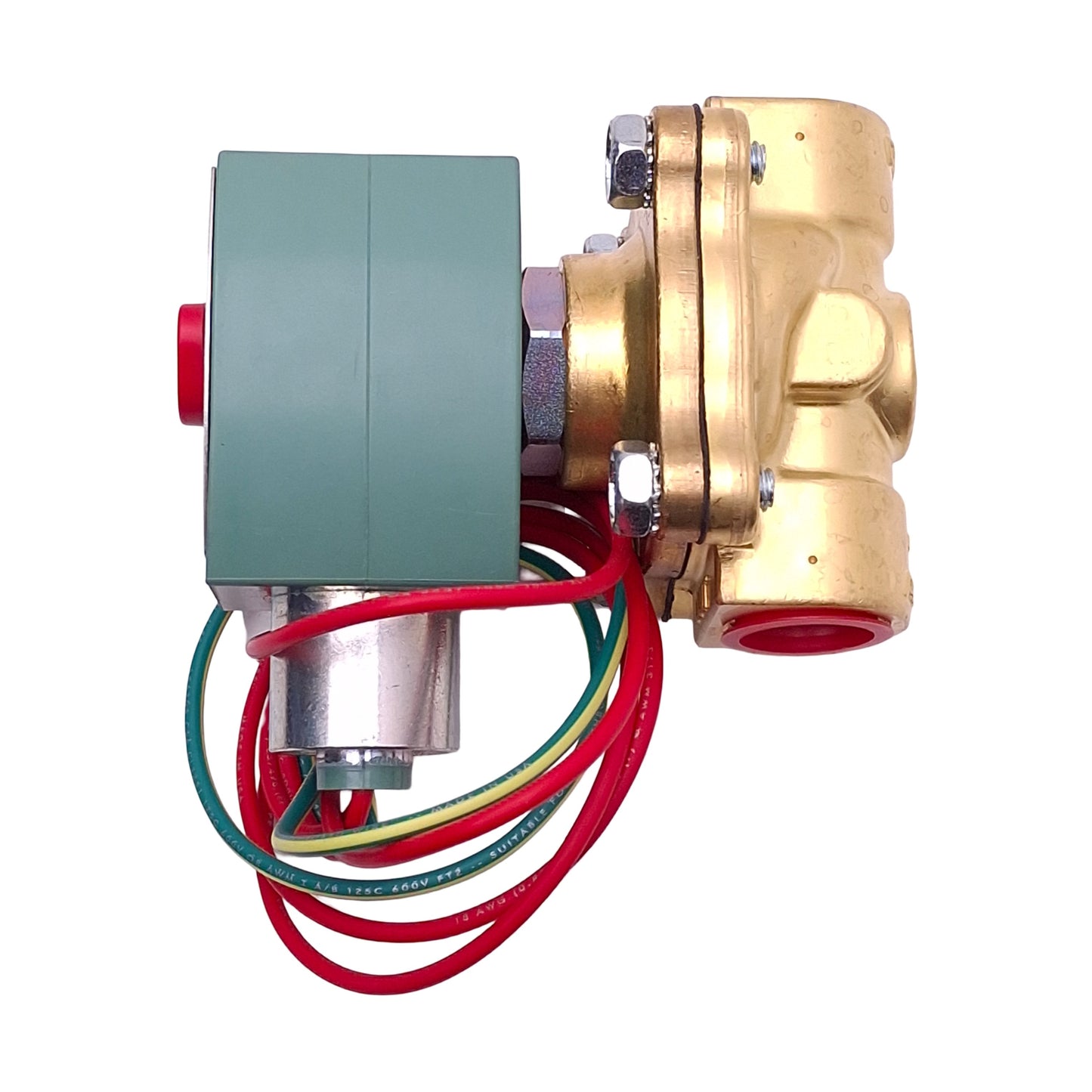 New ASCO 8210G002 Red-Hat Solenoid Valve, 2-Way N.C, 1/2in Female NPT, 24VDC Coil