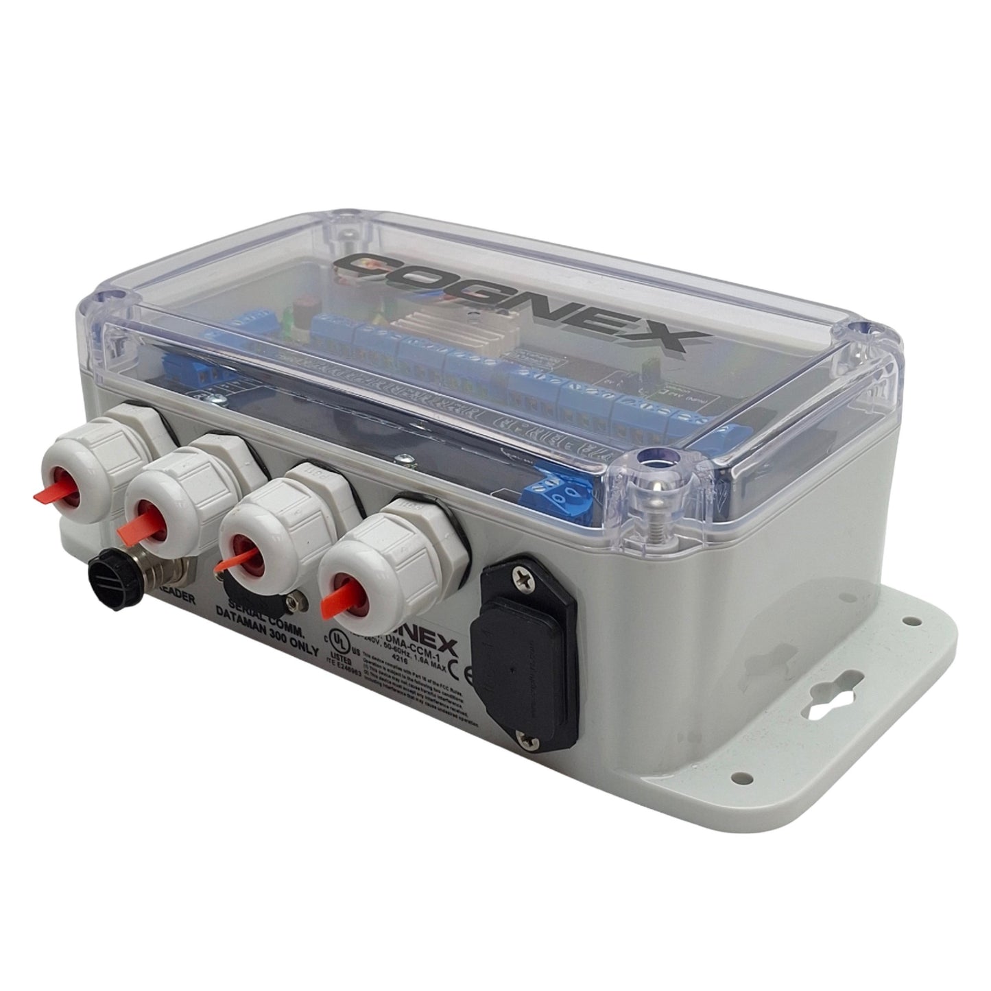 New – Open box Cognex DMA-CCM-1 I/O Module, In: 0 - 264VAC, Out: 24VDC 1.72A, DataMan 300, 503