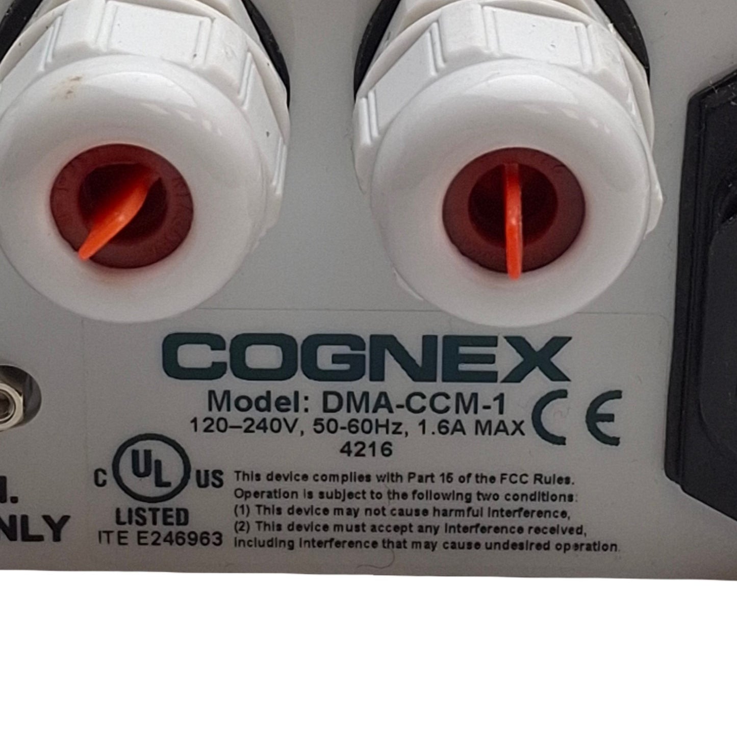 New – Open box Cognex DMA-CCM-1 I/O Module, In: 0 - 264VAC, Out: 24VDC 1.72A, DataMan 300, 503