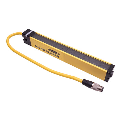 New – Open box Banner USE424YP2 MICRO-SCREEN Emitter 8-Beam, 9m Range, 19mm MODS, 5Pin M12 Male