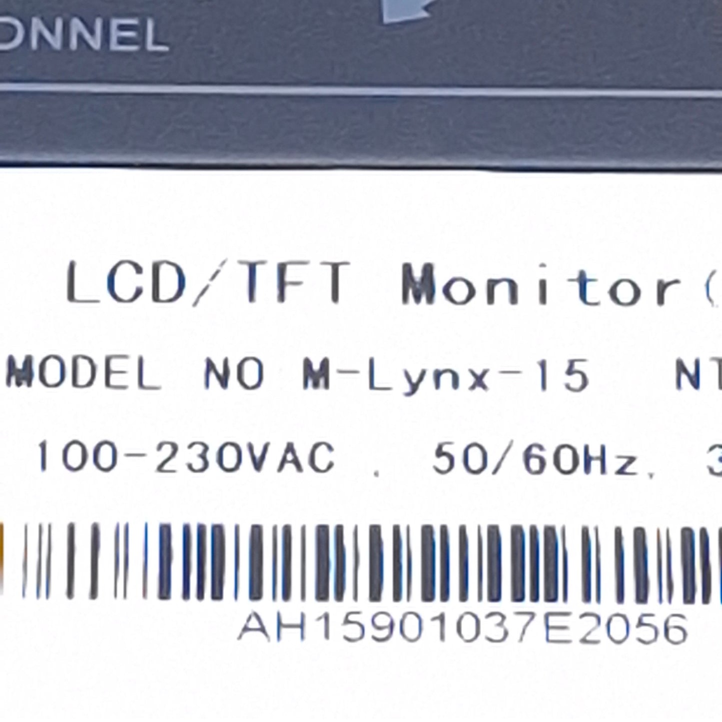 Used Marshall M-Lynx-15 LCD Monitor 15" 1024 x 768, NTSC/PAL, BNC S-Vid VGA DVI