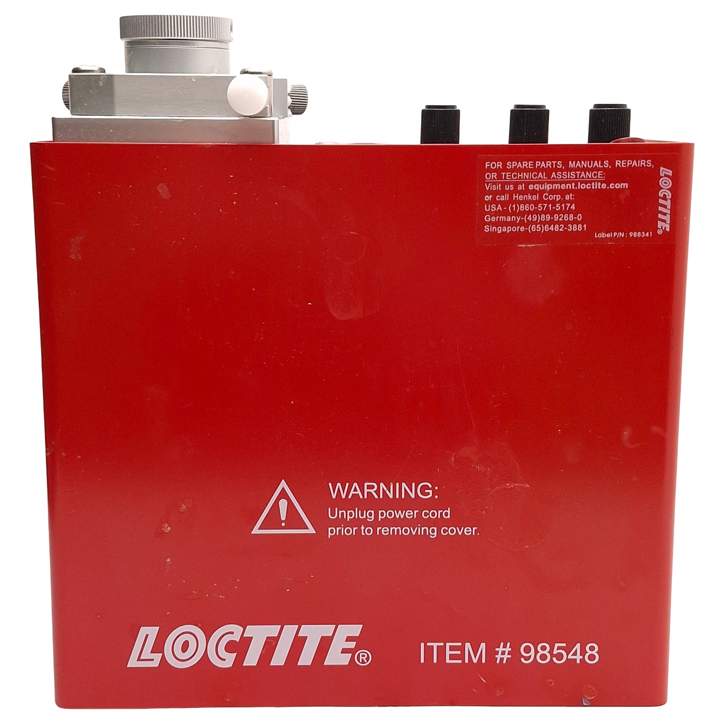 Used Loctite 98548 Benchtop Peristaltic Dispenser, 6mL/min, 120rpm, 0.01-99.9s Time