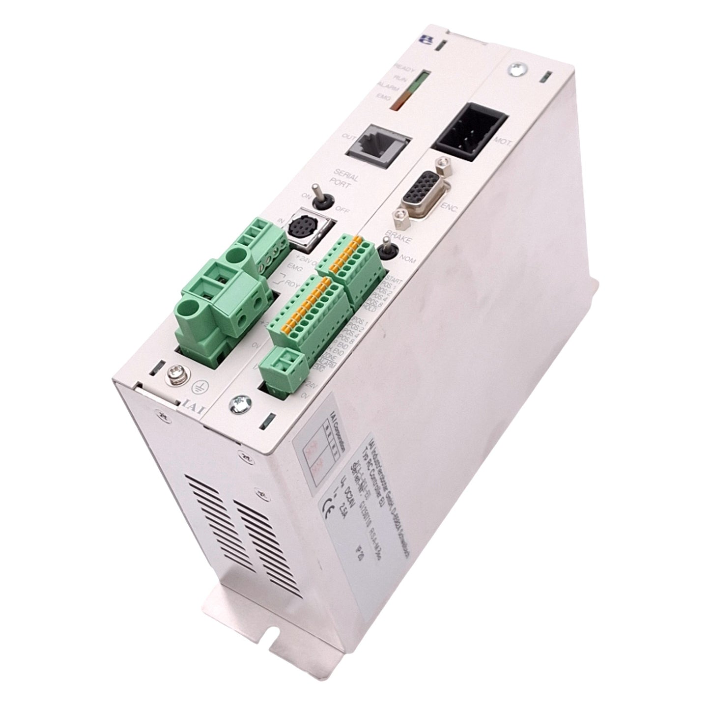 Used IAI D-65824 RCA-S-RSA-EU Actuator Controller for ROBO Cylinder, DB15F RJ45 24VDC