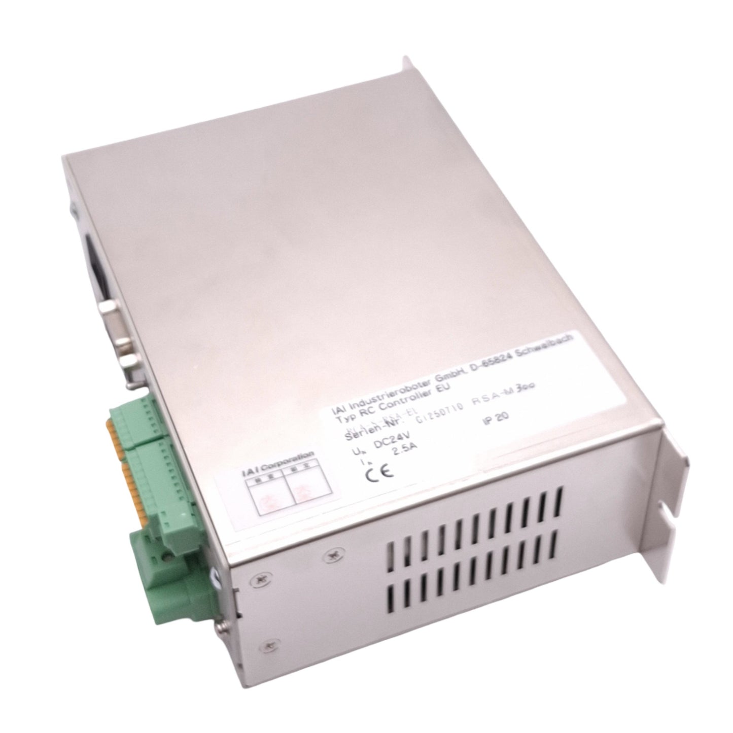 Used IAI D-65824 RCA-S-RSA-EU Actuator Controller for ROBO Cylinder, DB15F RJ45 24VDC