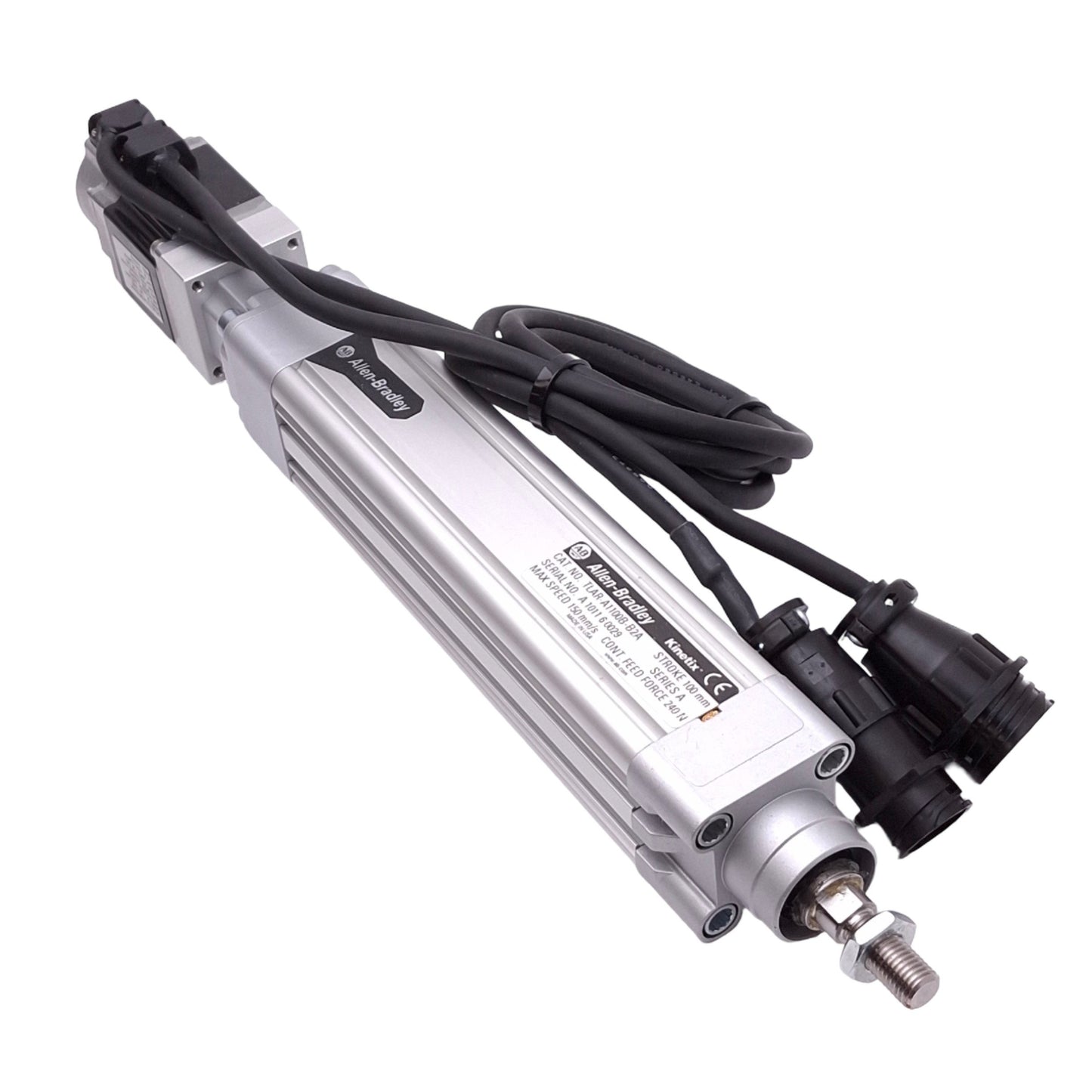 Used Allen Bradley TLAR-A1100B-B2A Electric Cylinder, 100mm Stroke, 300N Max, 150mm/s