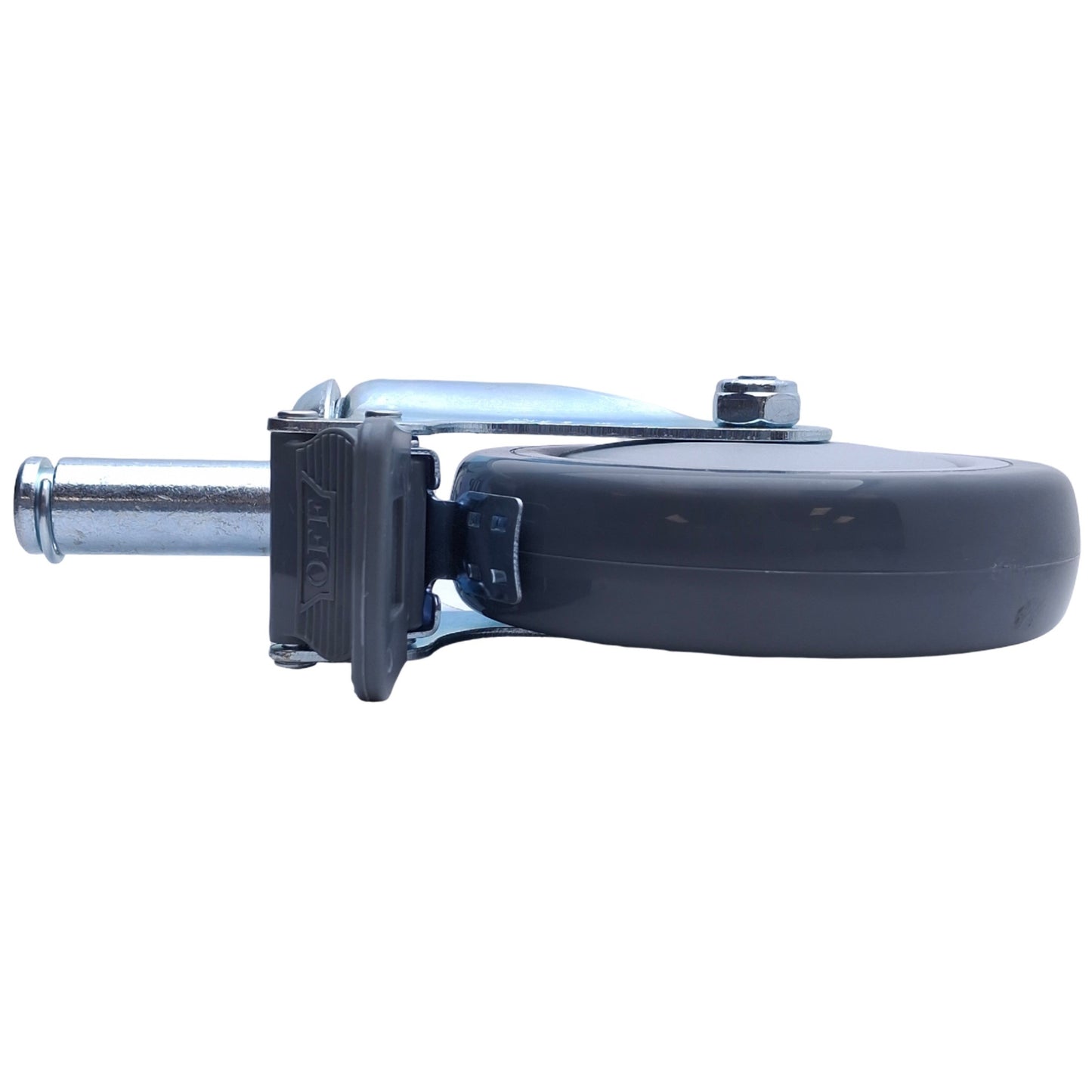 New Lot of 4 ULINE H-1205WH-C Polyurethane Caster 1,000lbs Capacity, ø5in Wheel