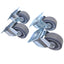 Used Lot of 4 Tente Series 3470 Caster 150lbs Capacity, 105x85mm Plate, ø80mm Wheel