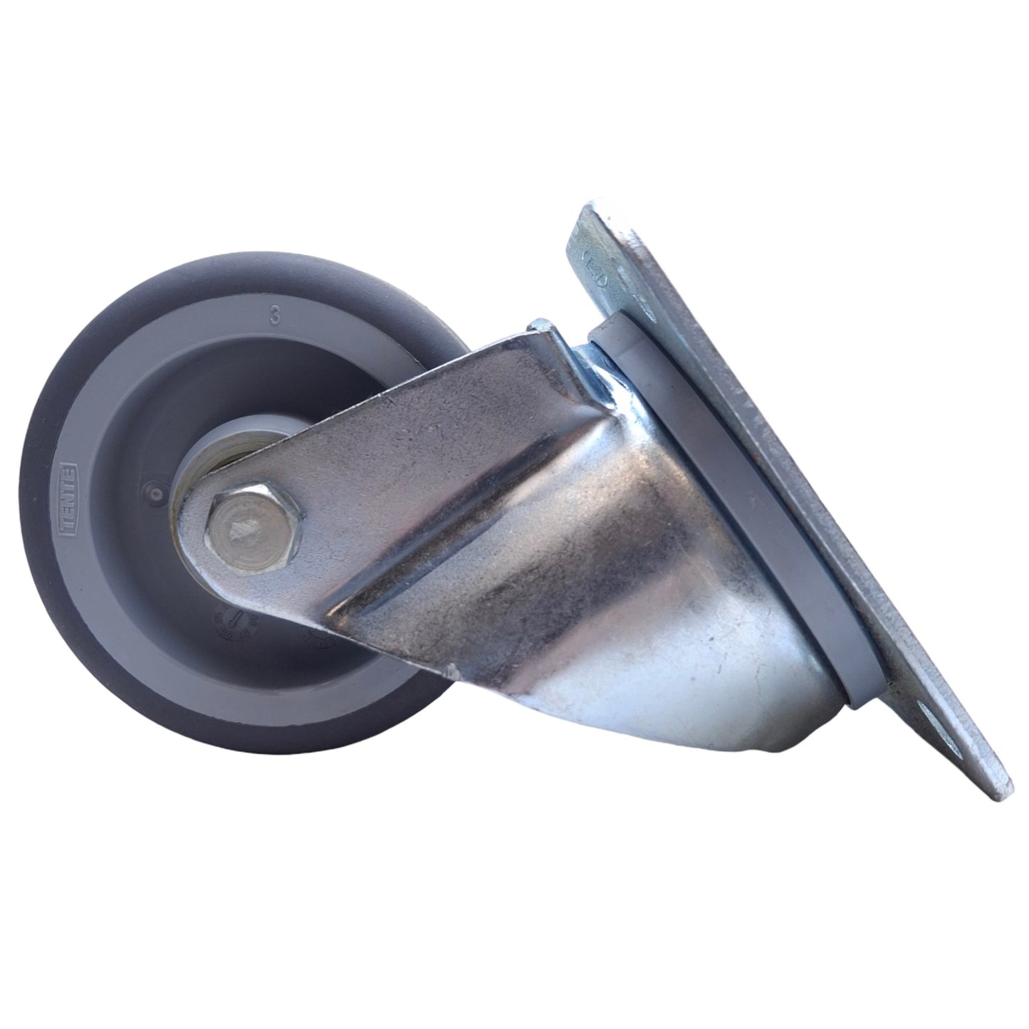 Used Lot of 4 Tente Series 3470 Caster 150lbs Capacity, 105x85mm Plate, ø80mm Wheel