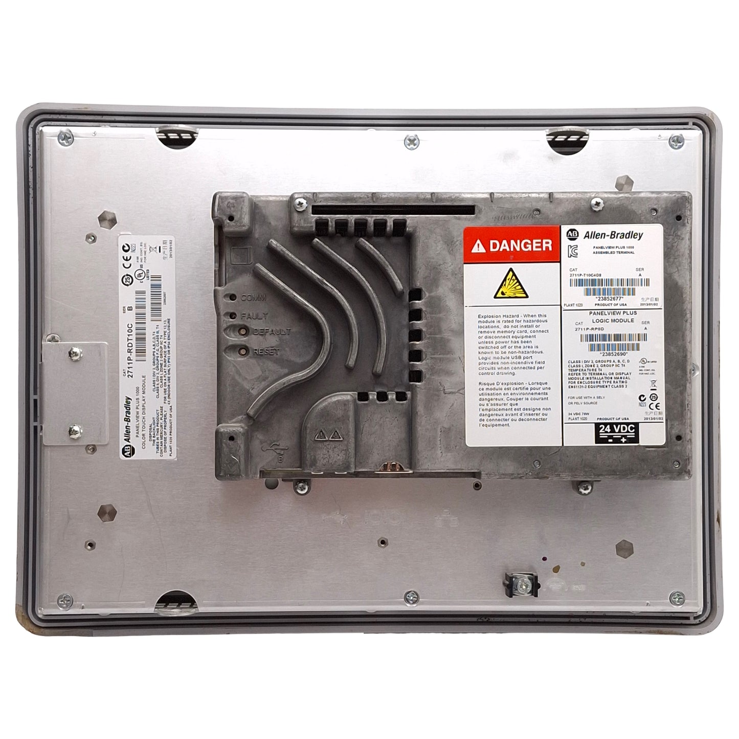 Used Allen Bradley 2711P-T10C4D8 PanelView Plus 1000 HMI, 10.4in, 24VDC *Scratched*