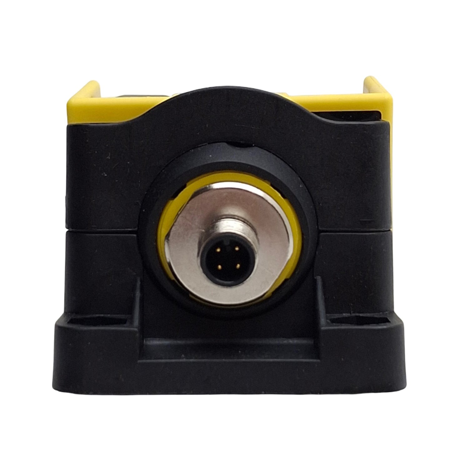 Used Banner STBVP6Q5 Safety Touch Button, 10-30VDC, PNP Output, 4-Pin M12, With Guard