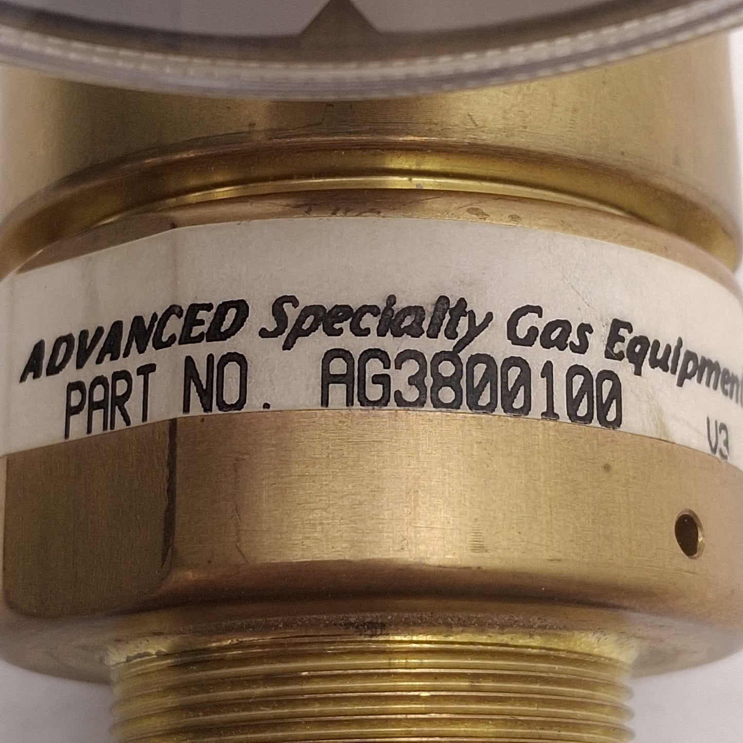 Used Advanced AG3800100 Pneumatic Regulator, 3000psig Inlet, 100psig Out, 1/4in NPT