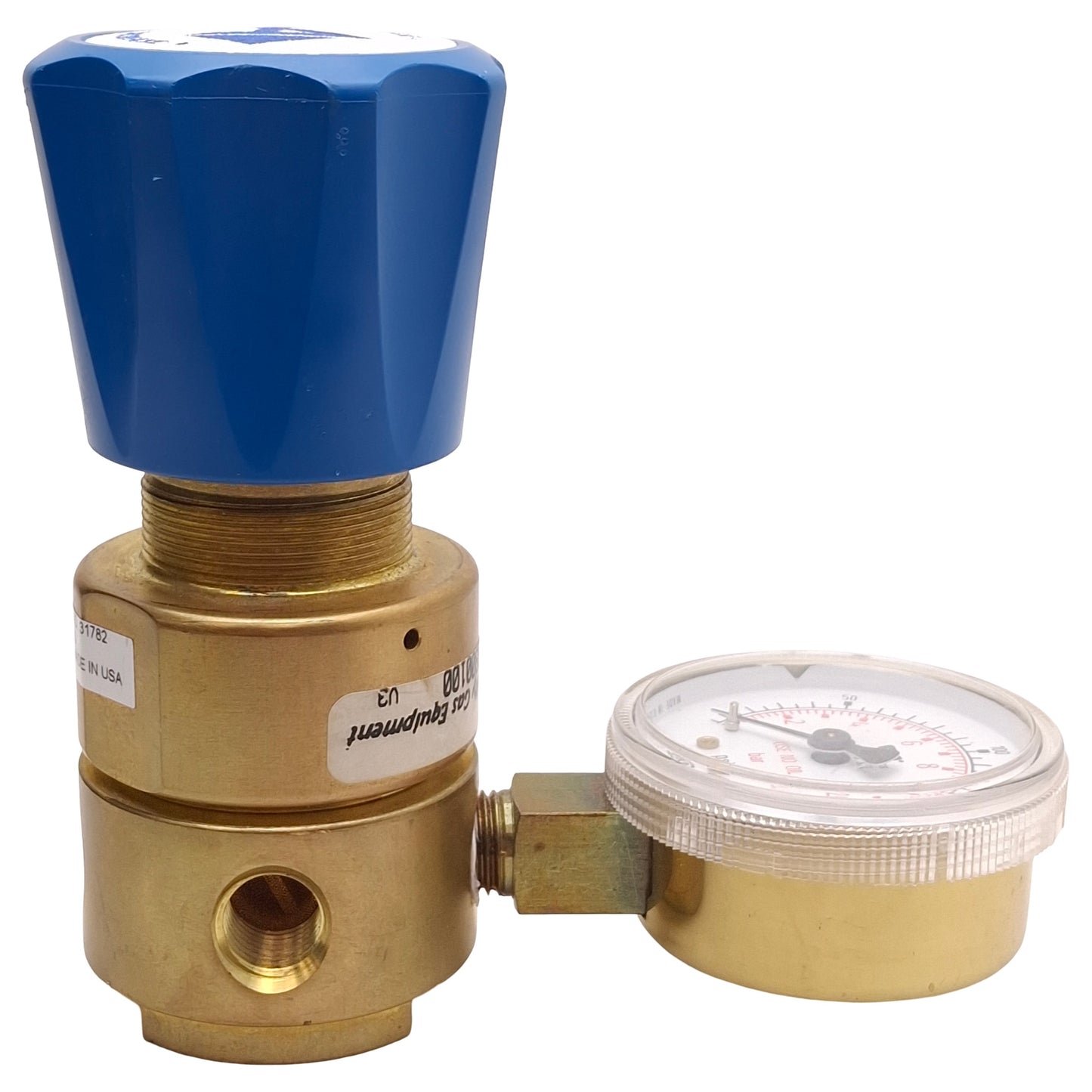 Used Advanced AG3800100 Pneumatic Regulator, 3000psig Inlet, 100psig Out, 1/4in NPT