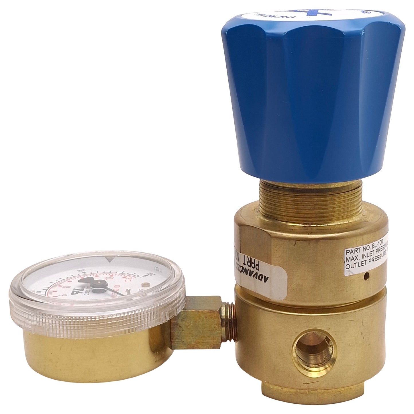 Used Advanced AG3800100 Pneumatic Regulator, 3000psig Inlet, 100psig Out, 1/4in NPT