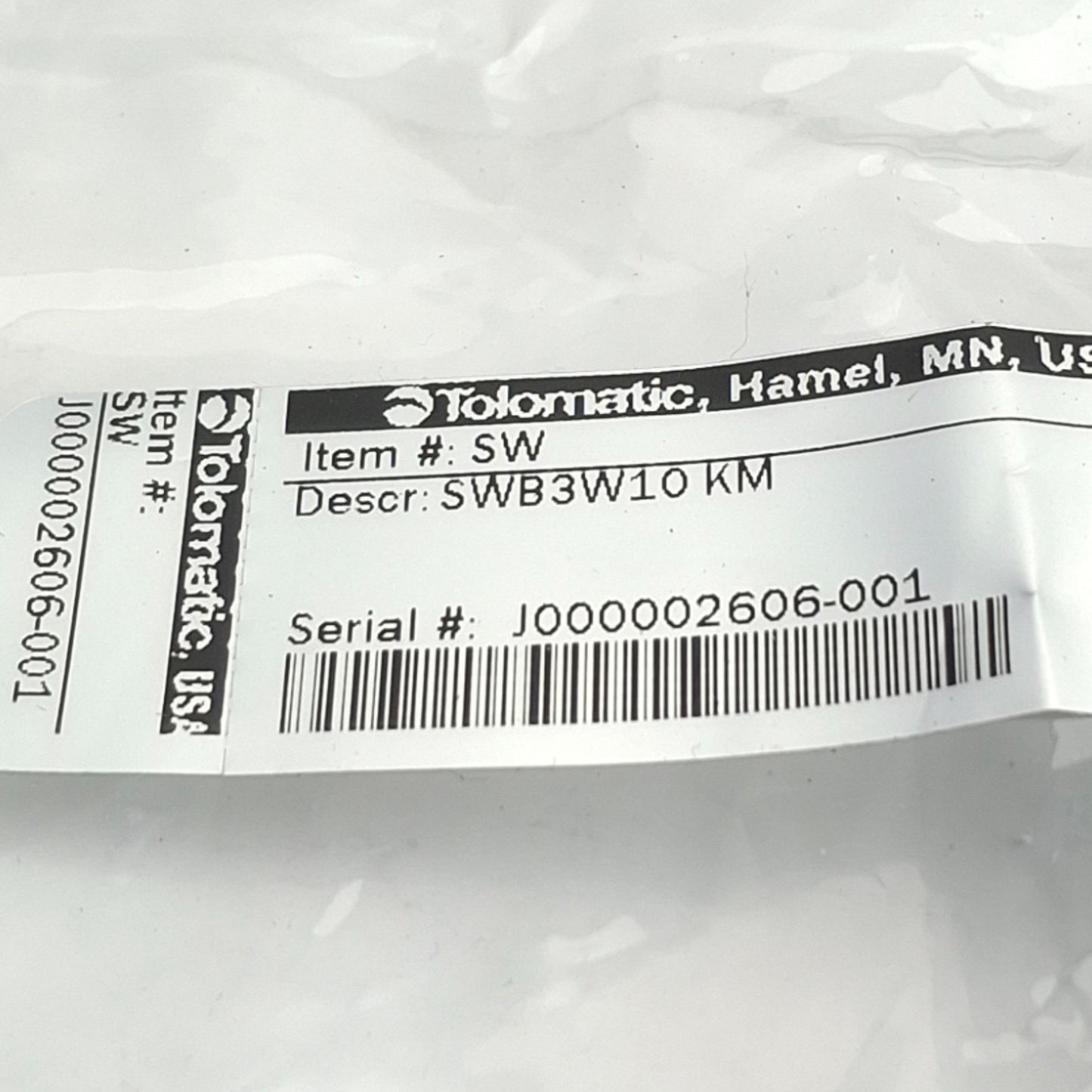 New Tolomatic 3600-9091 Hall-Effect Switch, Voltage: 5-25VDC, Out: 200mA, 5m Cable