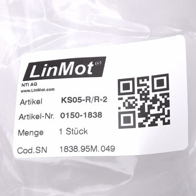 New LinMot KS05-R/R-2 Trailing Chain Cable for LinMot Linear Motors, R-Connector, 2m