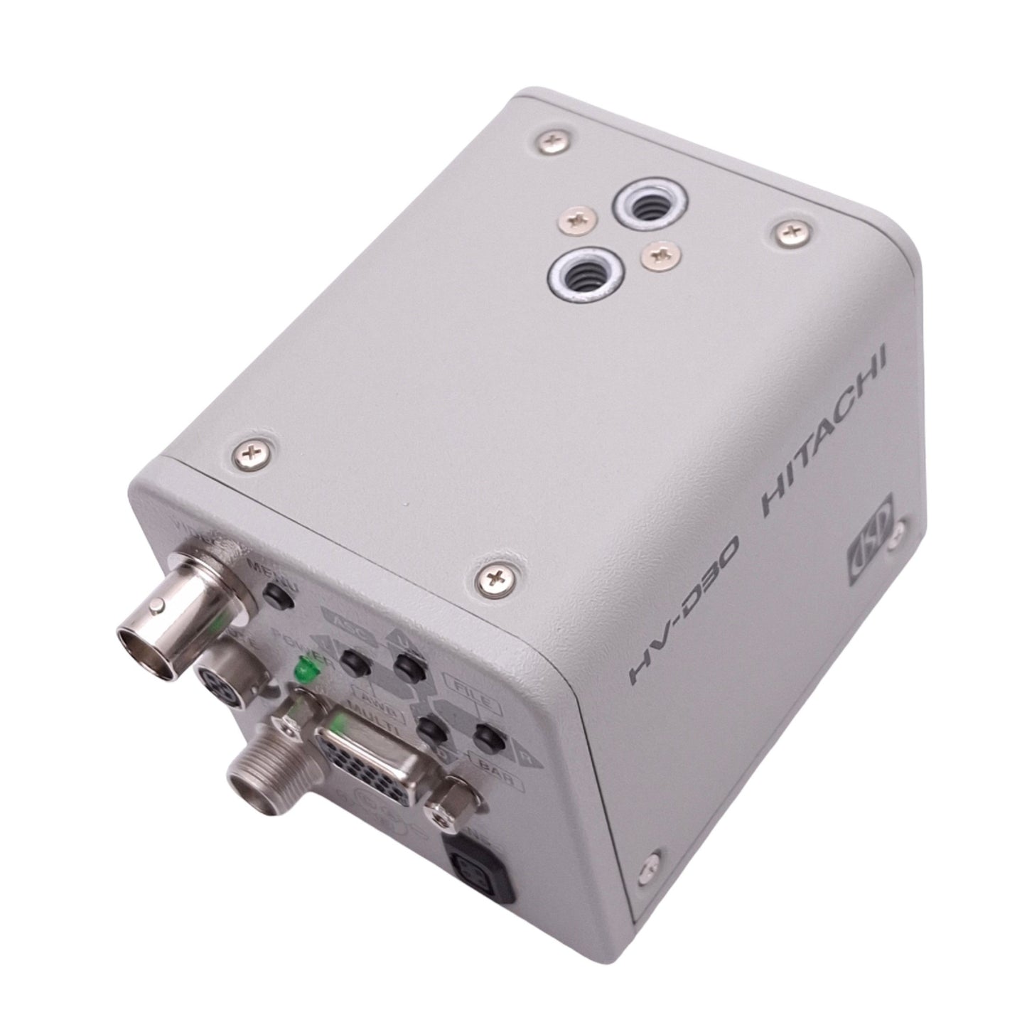 New Hitachi HV-D30 3CCD Color Camera, 1/3", 811x508, 800 TV Lines, 12VDC, C-Mount