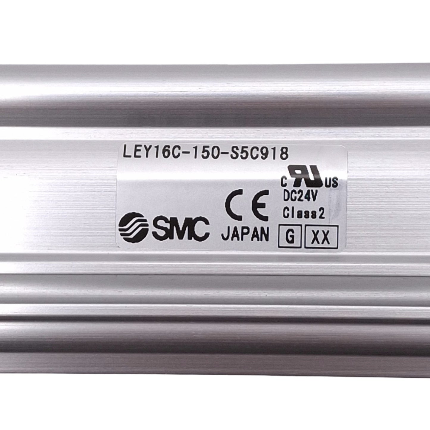 Used SMC LEY16C-150-S5C918 Electric Actuator, 2.5mm Lead, 150mm Stroke, 8.54N, 24VDC