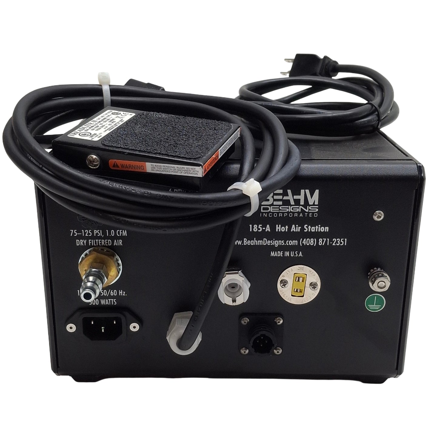 Used Beahm 185-A Standard Hot Air System 5-50SCFH 200-750°F 100-120PSI 120/240VAC