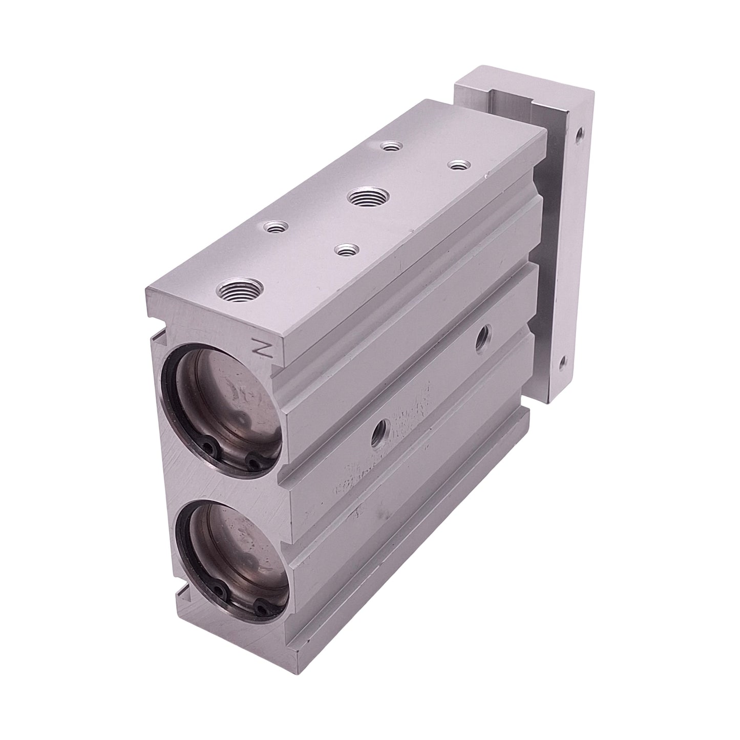 Used SMC CXSL32TN-35 Dual Rod Pneumatic Cylinder, ø32mm Bore, 35mm Stroke, 1/8in NPT