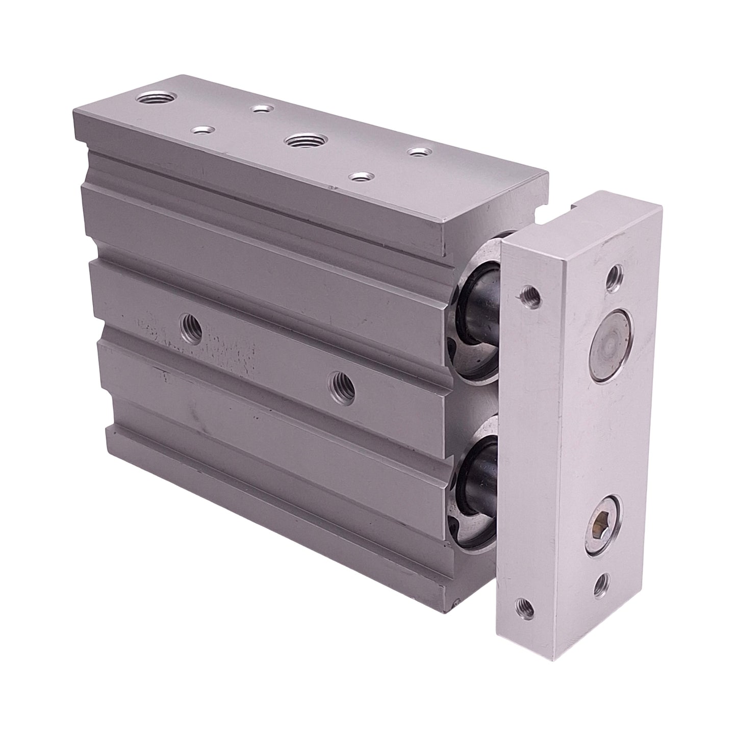Used SMC CXSL32TN-35 Dual Rod Pneumatic Cylinder, ø32mm Bore, 35mm Stroke, 1/8in NPT