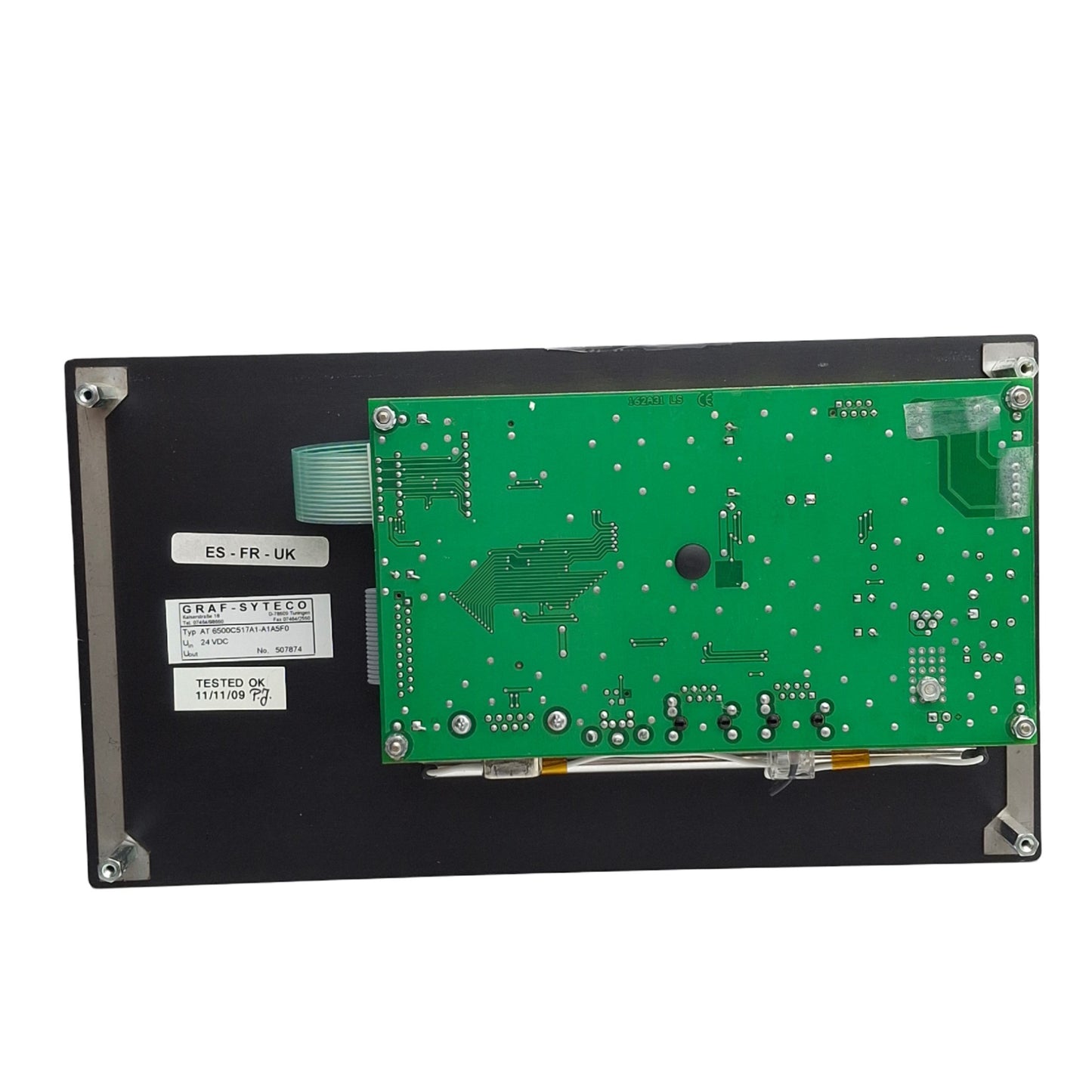 Used Graf Syteco AT6500C517A1-A1A5F0 Operating Panel - HMI, 24VDC, 5.25in Display