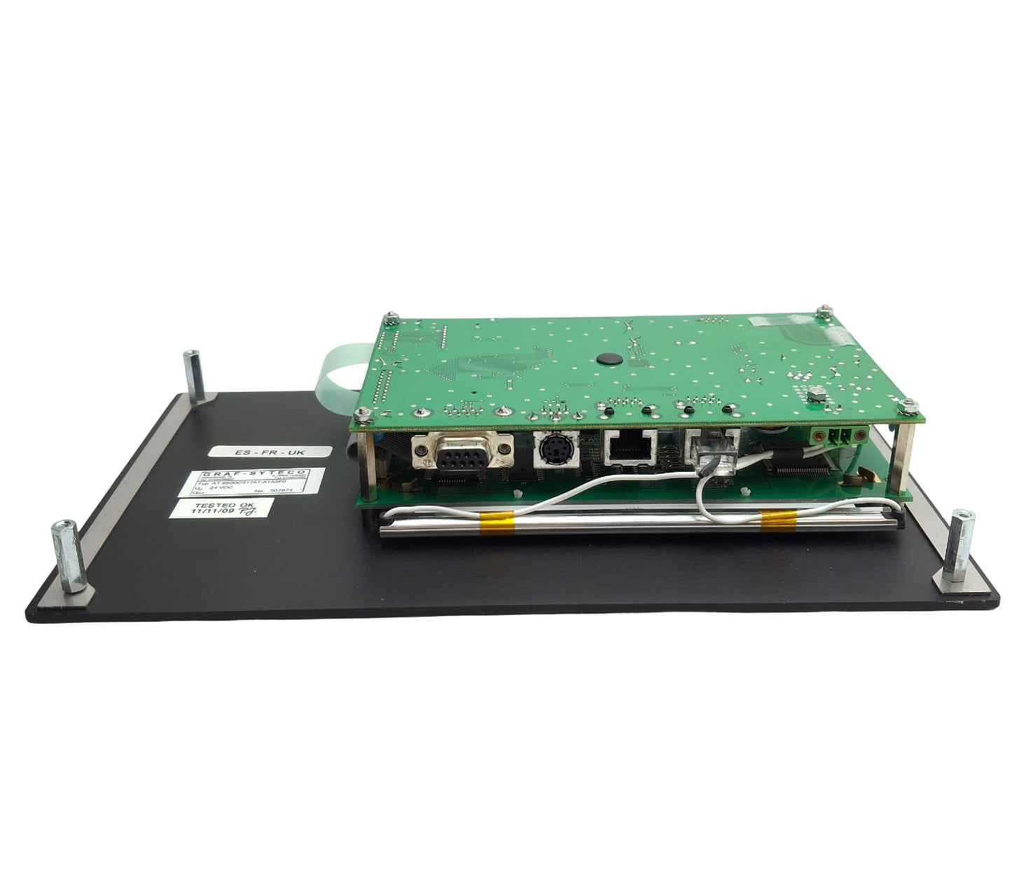 Used Graf Syteco AT6500C517A1-A1A5F0 Operating Panel - HMI, 24VDC, 5.25in Display