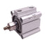 Used SMC CDQ2B50TF-20SZ Pneumatic Cylinder, ø50mm Bore, 20mm Stroke, G1/4, 1.0MPa