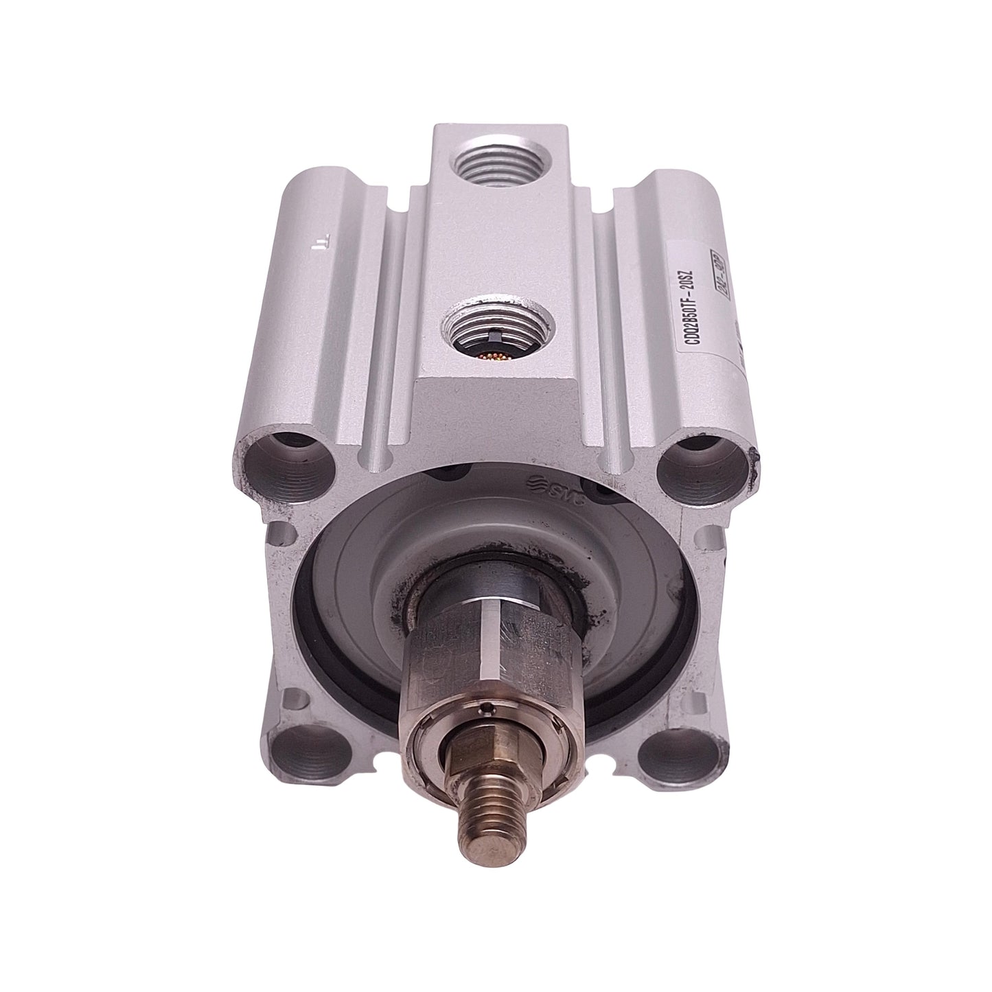 Used SMC CDQ2B50TF-20SZ Pneumatic Cylinder, ø50mm Bore, 20mm Stroke, G1/4, 1.0MPa
