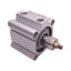 Used SMC CDQ2B50TF-20SZ Pneumatic Cylinder, ø50mm Bore, 20mm Stroke, G1/4, 1.0MPa