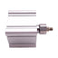 Used SMC CDQ2B50TF-20SZ Pneumatic Cylinder, ø50mm Bore, 20mm Stroke, G1/4, 1.0MPa