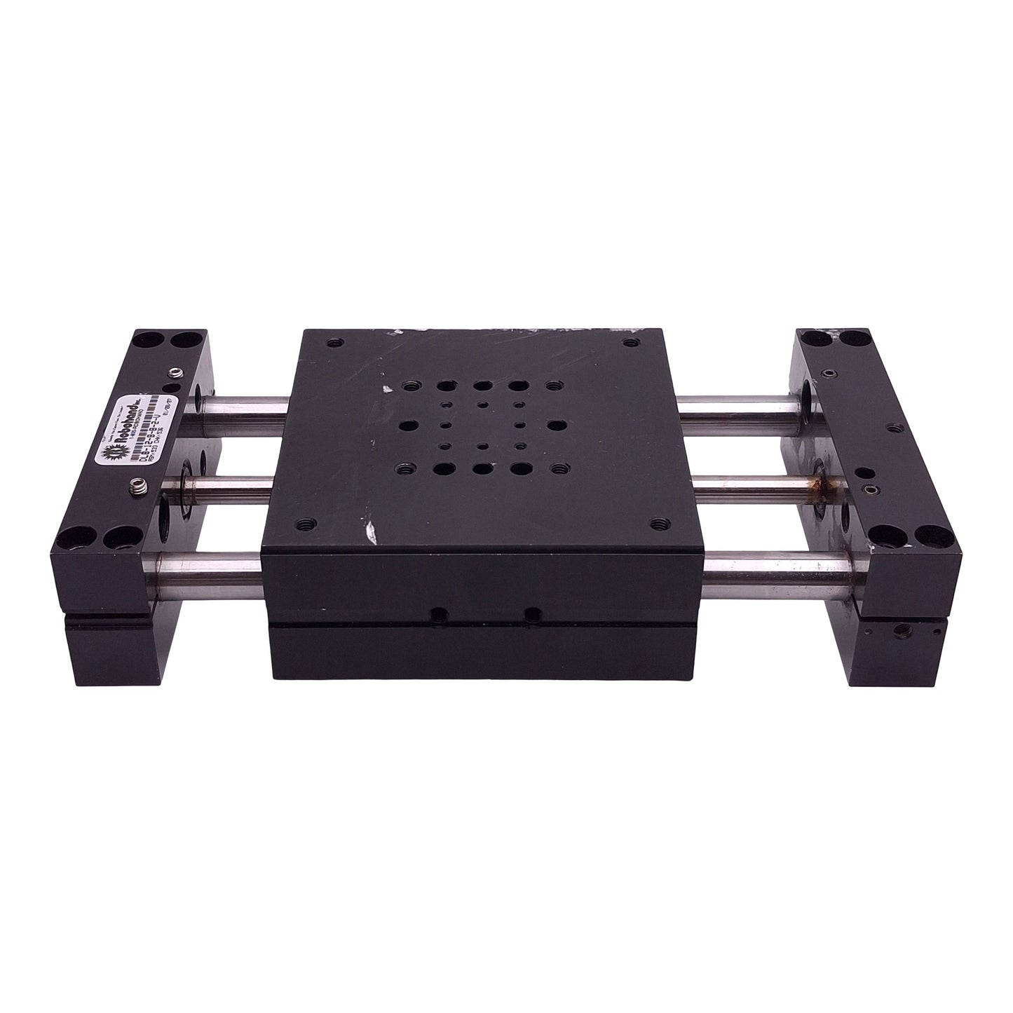 Used Robohand DLB-12-B-B-2-V Pneumatic Base Slide, ø1in Bore, 2.5in Stroke, 10-32/M5