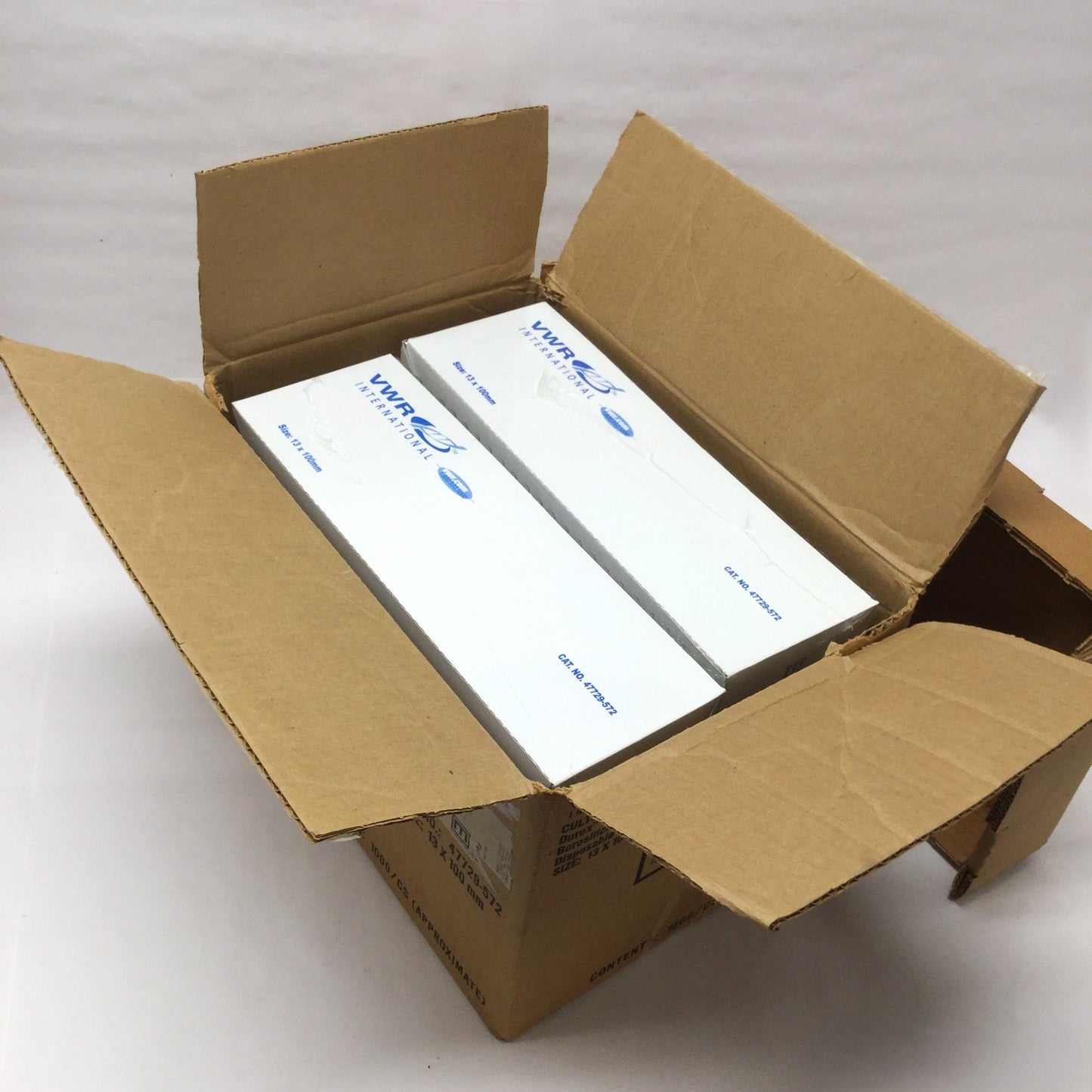 New Case of 1000 VWR 47729-572 Disposable Culture Tubes, 9mL, ⌀13mm x 100mm High