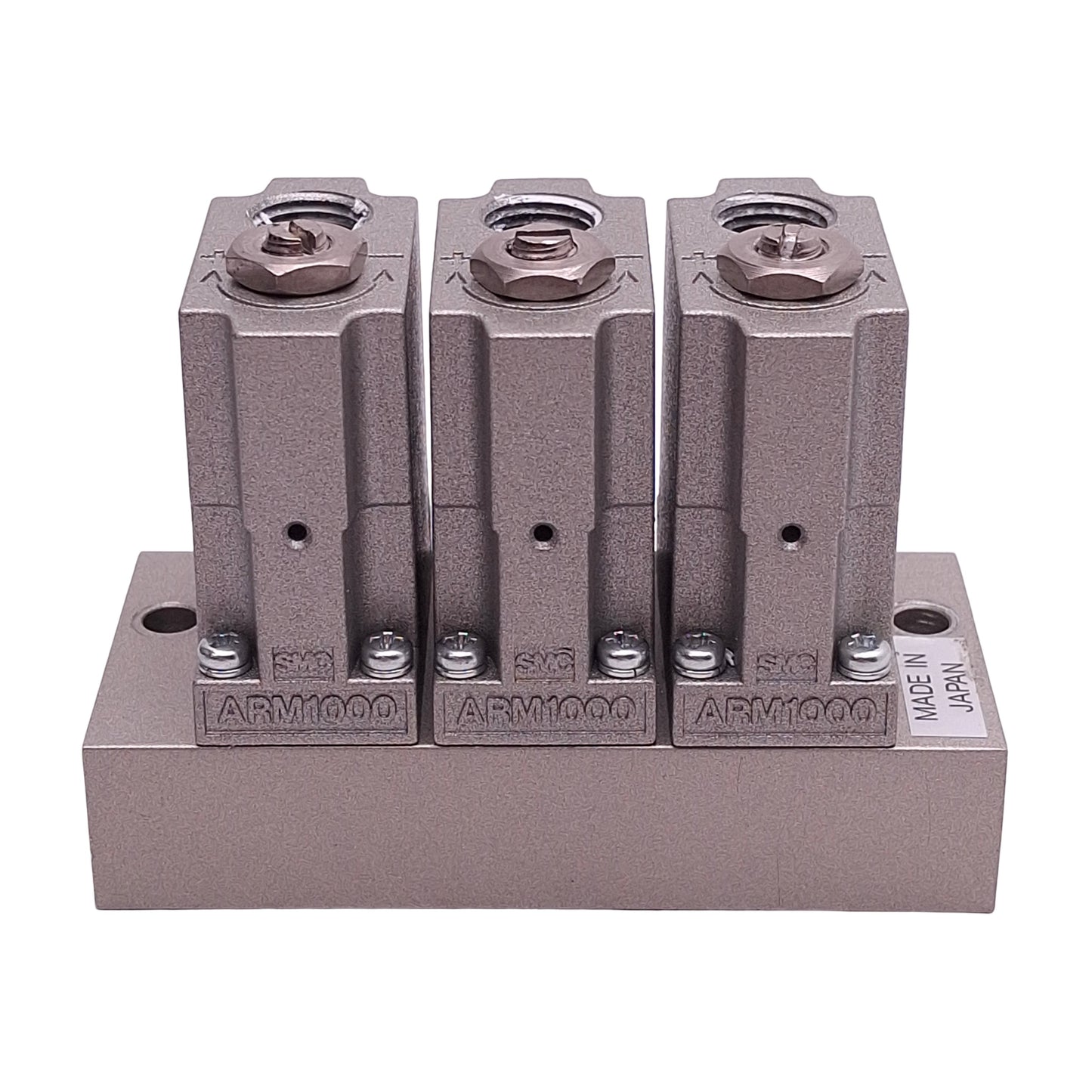 Used SMC ARM1000-3B1-01 Arm Regulator Manifold, 100Nl/min, 1/8in Rc, 0.8MPa Max