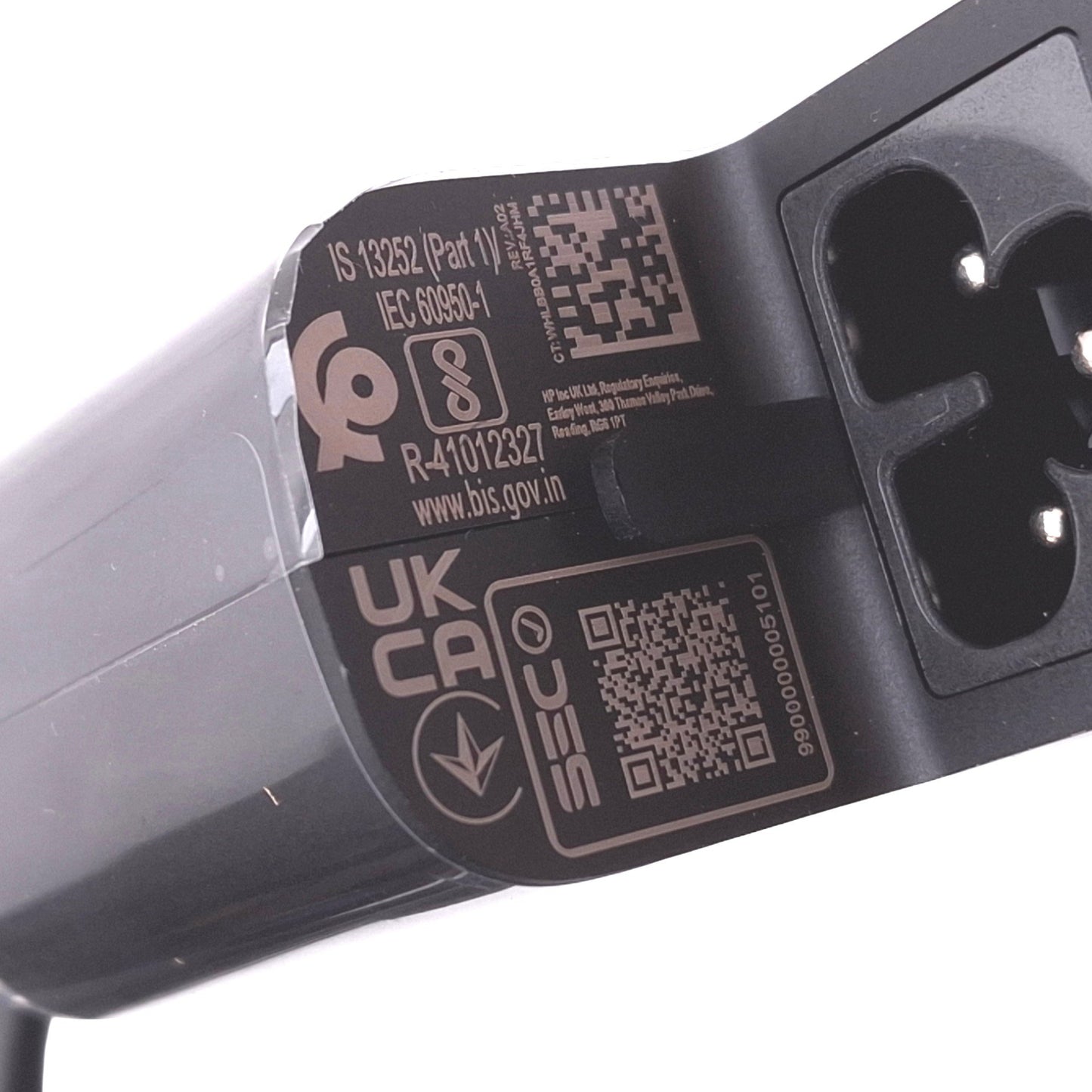 New HP 1HE07AA#ABA USB-C Power Adapter Kit, 100-240VAC In, 5-20VDC Out, USB-C, 45W