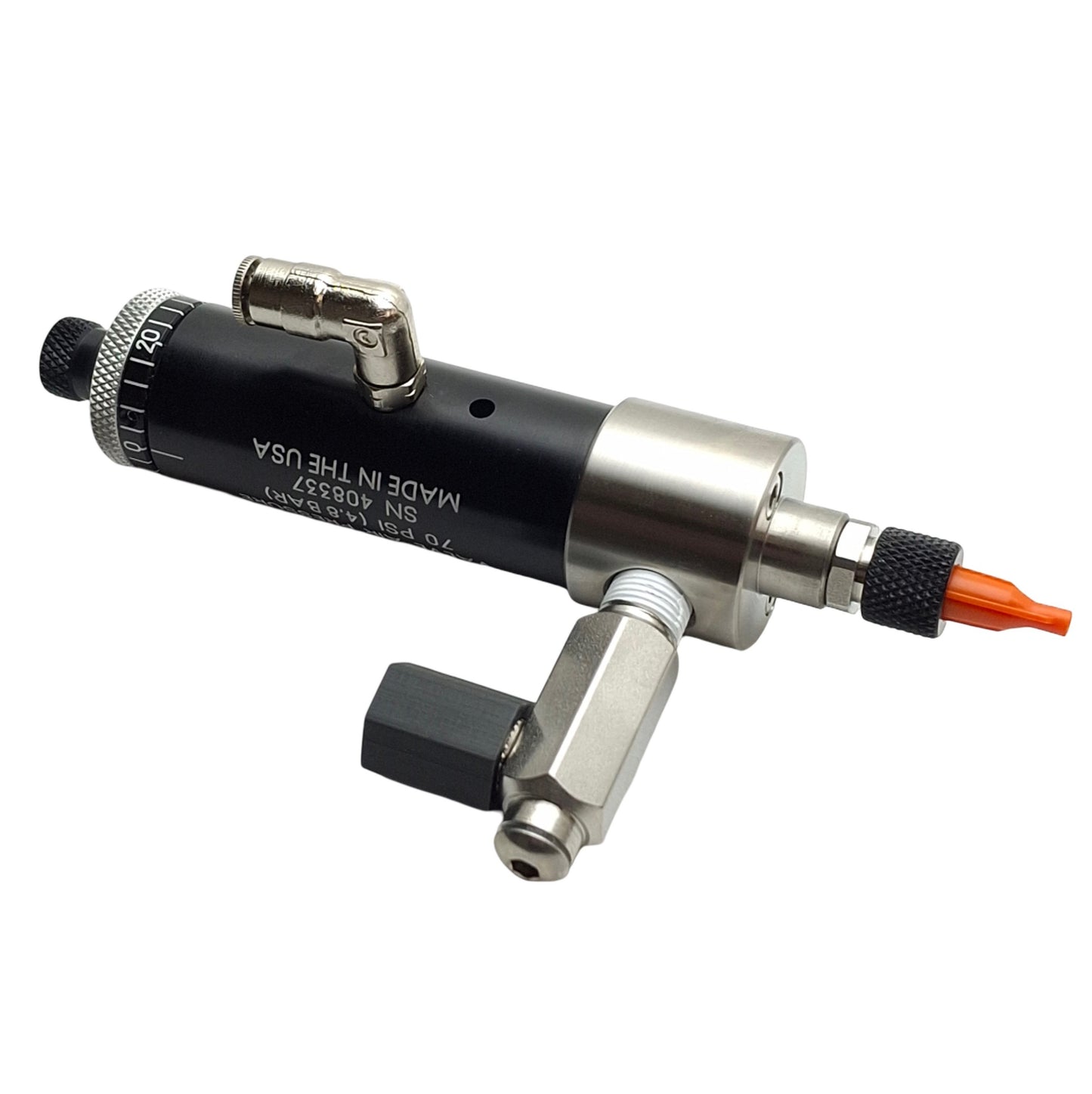 New – Open box Nordson EFD 741MD-SS MicroDot Dispensing Valve, 70psi, 1/8in NPT Female