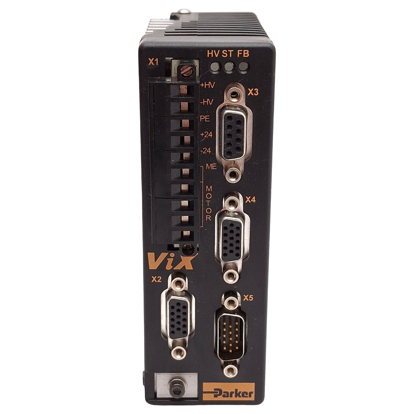 Used Parker VIX250IH-DRIVE ViX Series Micro Servo Drive, 250VA, 24-80VDC 2.5A, RS232