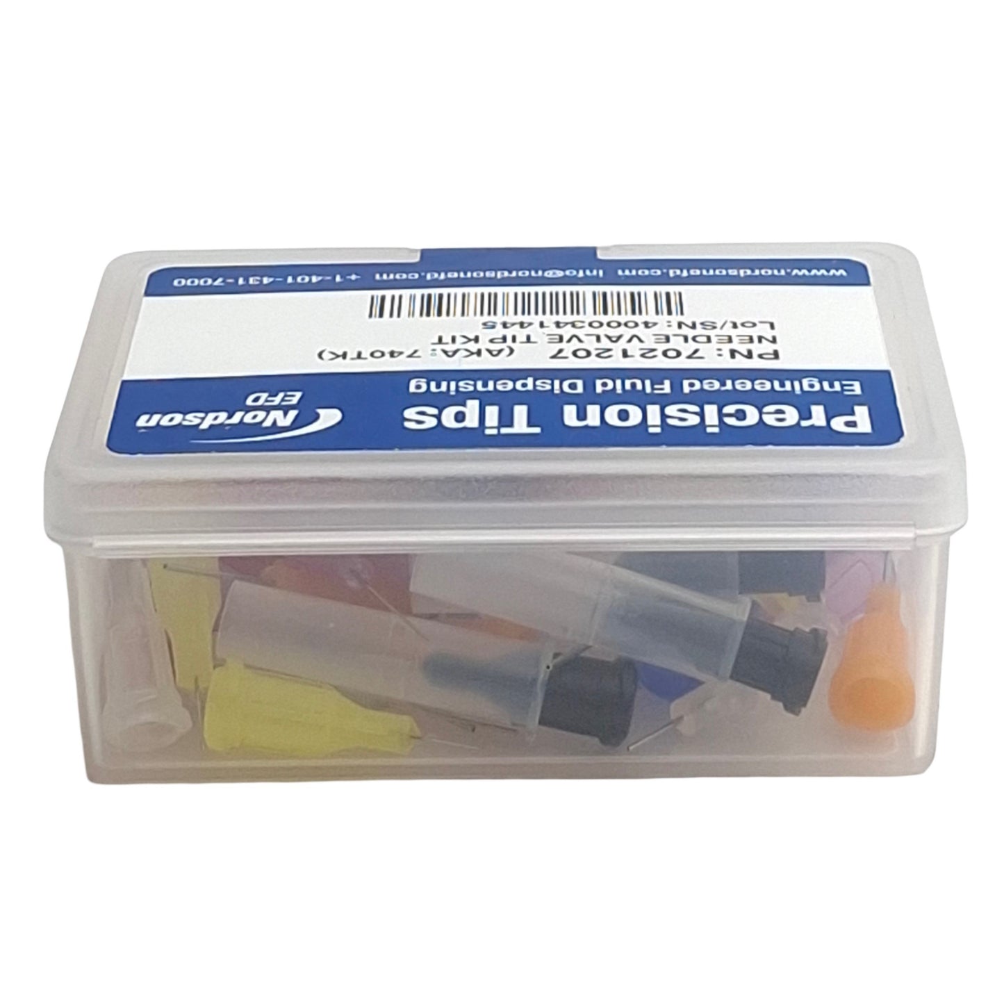 New Nordson EFD 7021207 Engineered Fluid Dispensing Needle Valve Tip Kit