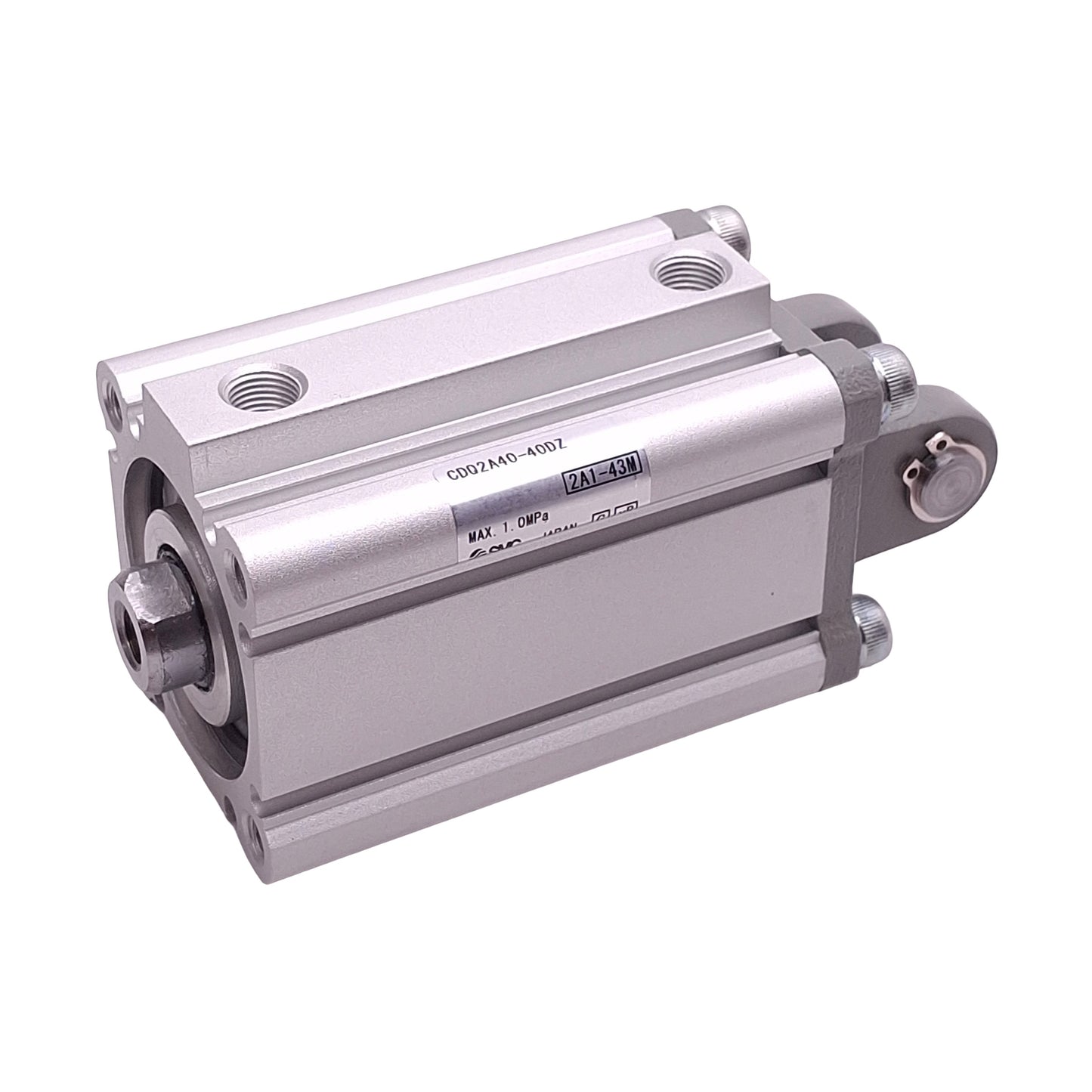New SMC CDQ2A40-40DZ Compact Cylinder, ø40mm Bore, 40mm Stroke, 1.0MPa, 1/8in Rc