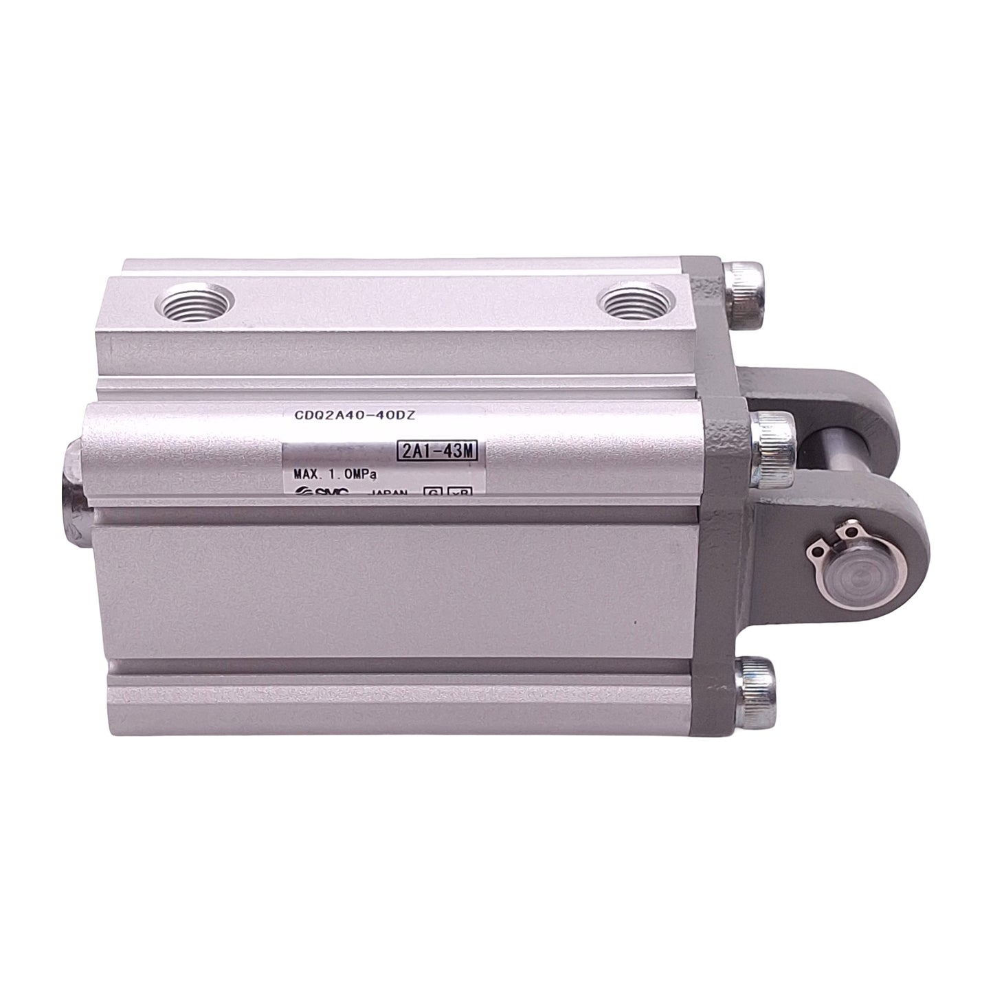 New SMC CDQ2A40-40DZ Compact Cylinder, ø40mm Bore, 40mm Stroke, 1.0MPa, 1/8in Rc