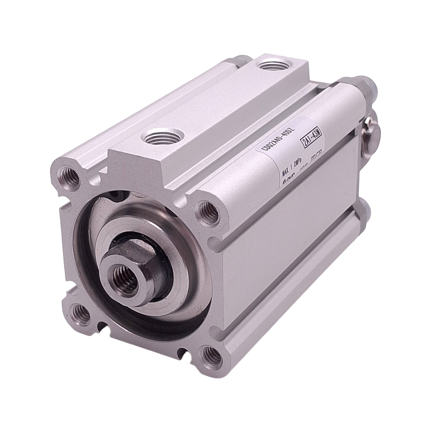 New SMC CDQ2A40-40DZ Compact Cylinder, ø40mm Bore, 40mm Stroke, 1.0MPa, 1/8in Rc