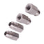 Used Lot of 4 Parker 8-4 GTX-SS Triple-Lok 37° Flare Fitting, JIC -8, 1/4" NPT Female